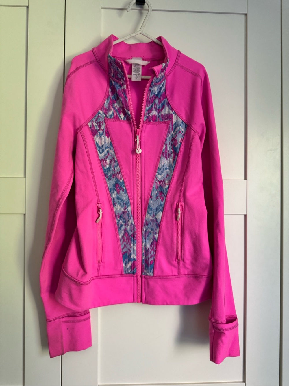 Ivivva Girl’s Perfect Your Practice Jacket Pink Full Zip Athletic Size 10